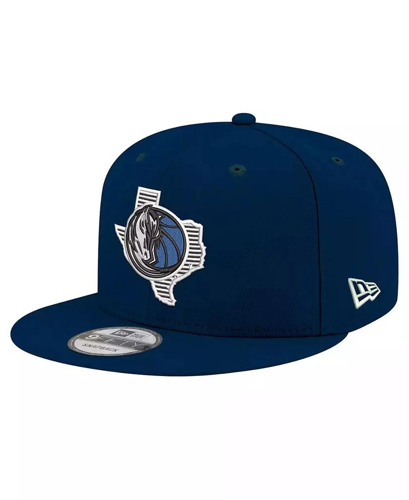 New Era Men's Navy Dallas Mavericks State Pride 9FIFTY Snapback Hat 1
