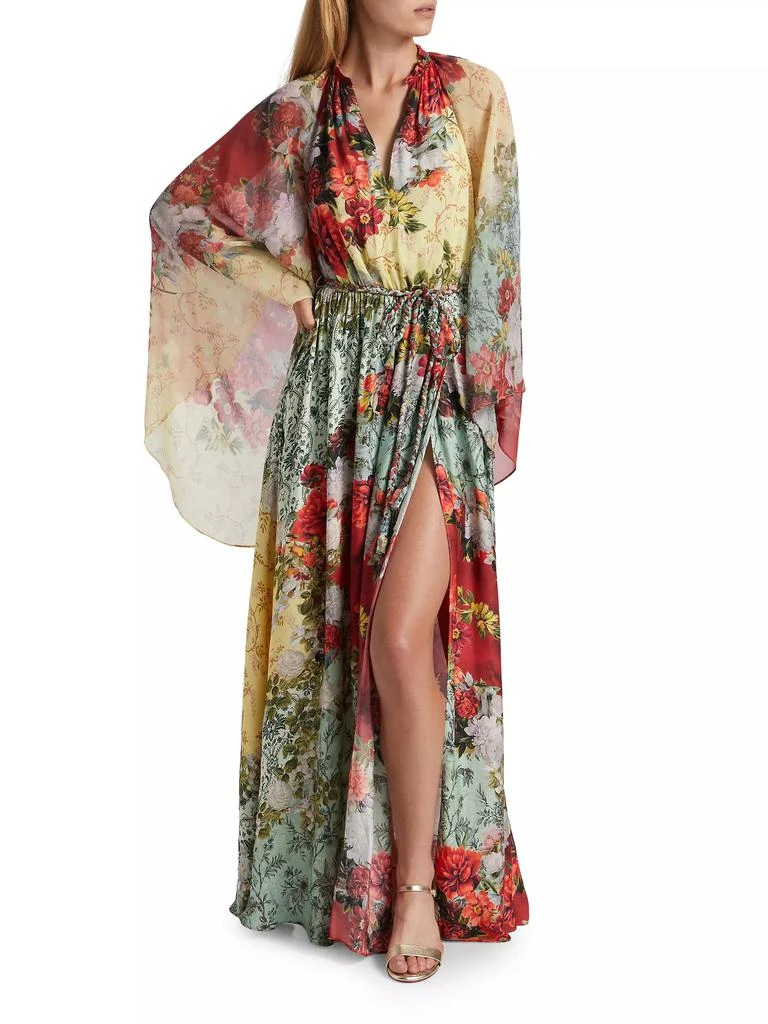 Alice + Olivia Malinda Printed Caftan Dress 3