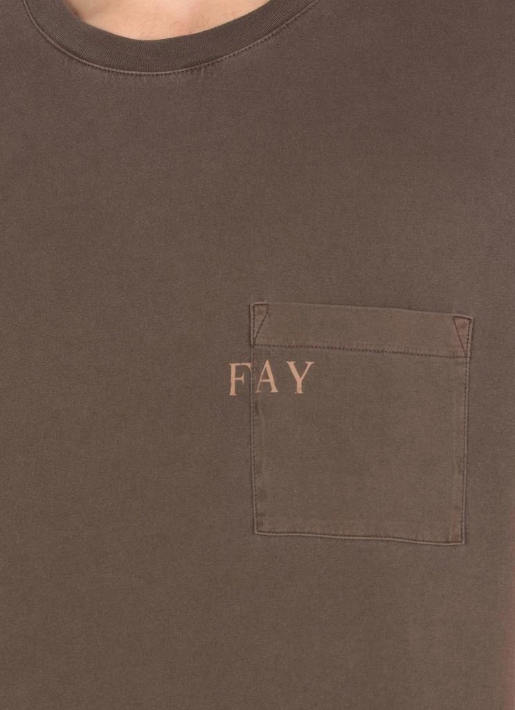 FAY Fay Pocket Crew Neck T-Shirt 5