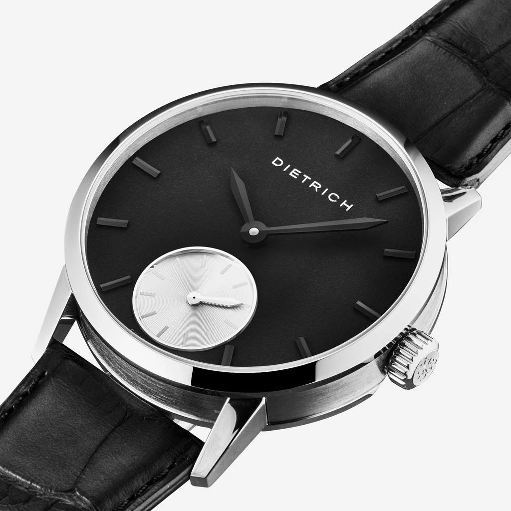 Dietrich Dietrich 'Night' Stainless Steel Men's Manual Wind Watch NB.BLK 3