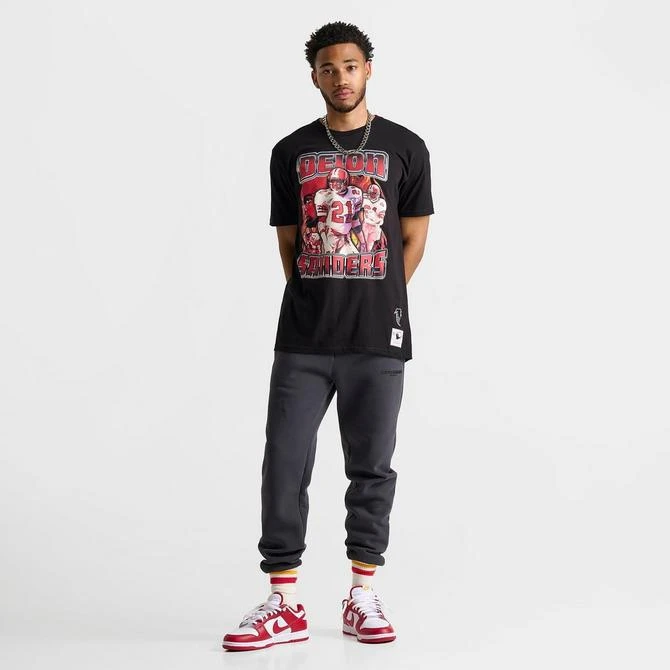 Mitchell and Ness Men's Mitchell & Ness Deion Sanders Atlanta Falcons NFL Collage T-Shirt 3