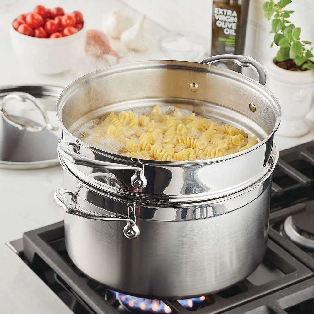 Hestan 8 Qt Stainless Steel Pasta Strainer Insert 3