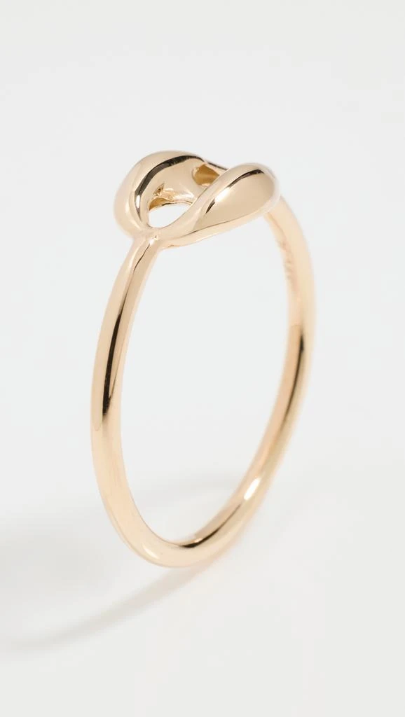 Zoe Chicco 14k Gold Single Large Puffed Mariner Link Ring 4