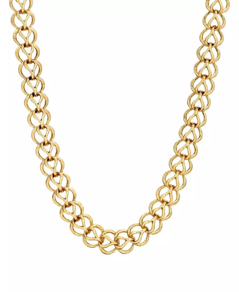 2028 Gold-Tone Chain Necklace
