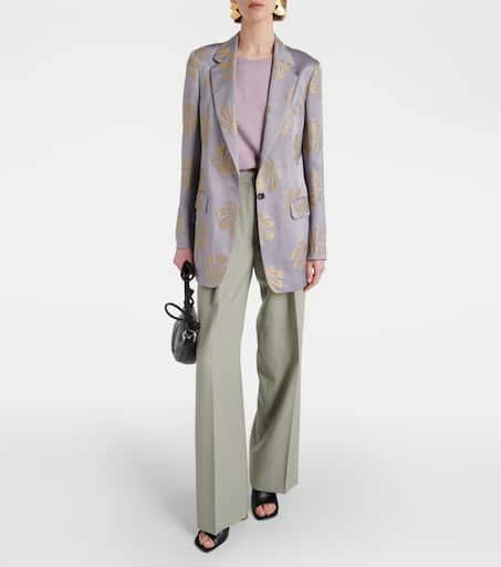 Dries Van Noten Printed jacquard blazer 2