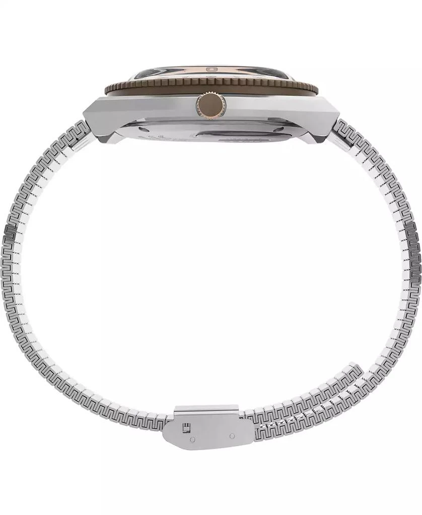 Timex Women's Q Silver-Tone Stainless Steel Bracelet Watch 36mm 5