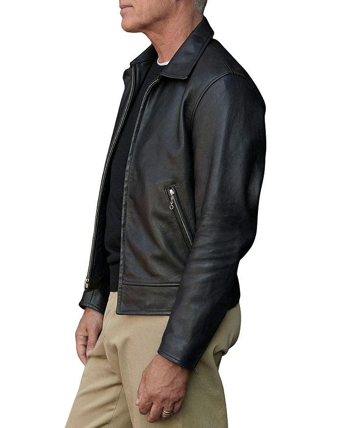 Buck Mason Bruiser Regular Fit Leather Jacket 2