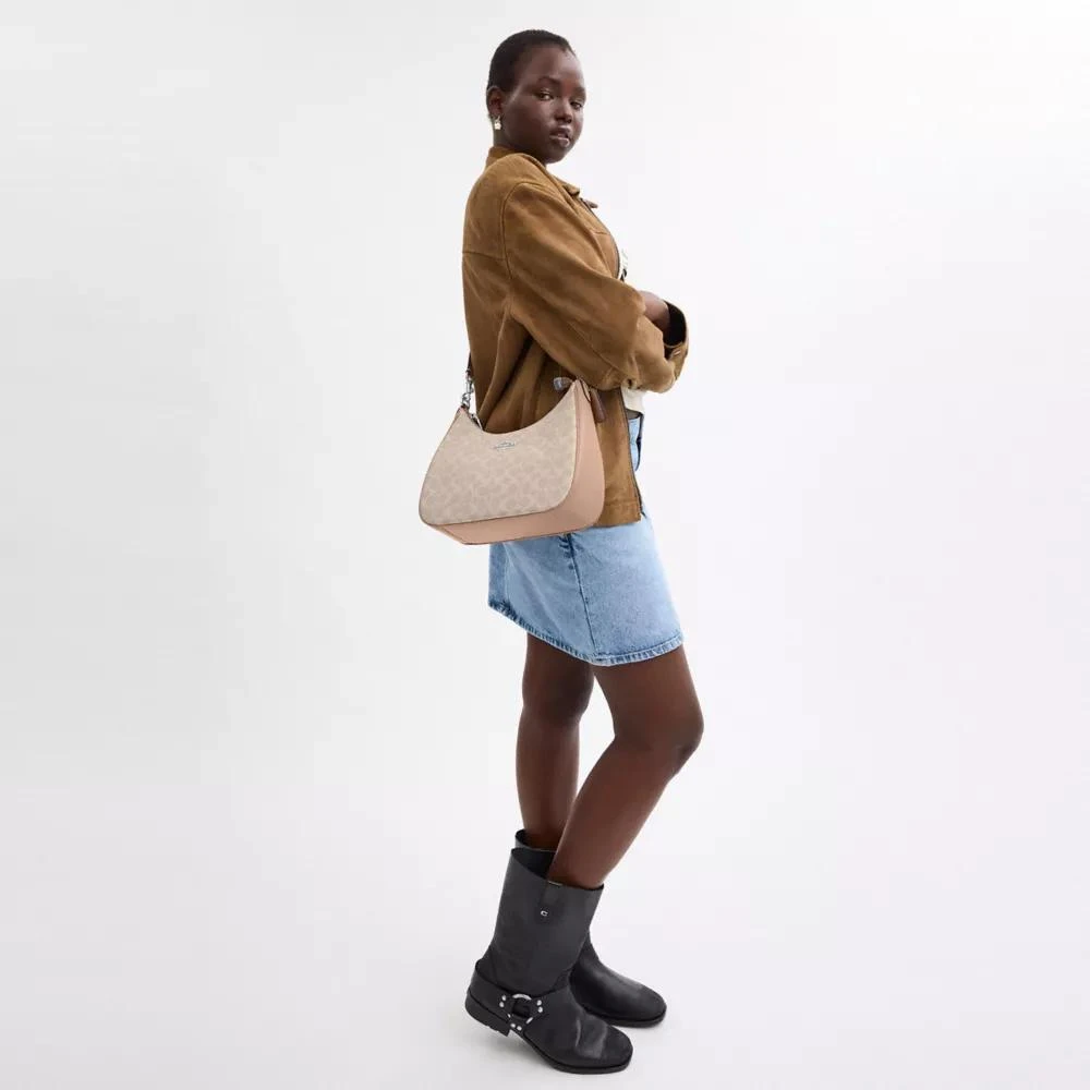Coach Teri Hobo Bag In Signature Canvas 2