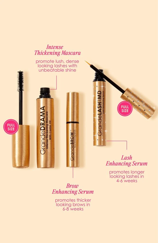 Grande Cosmetics Lash
Brow Vibes Set $131 Value 5