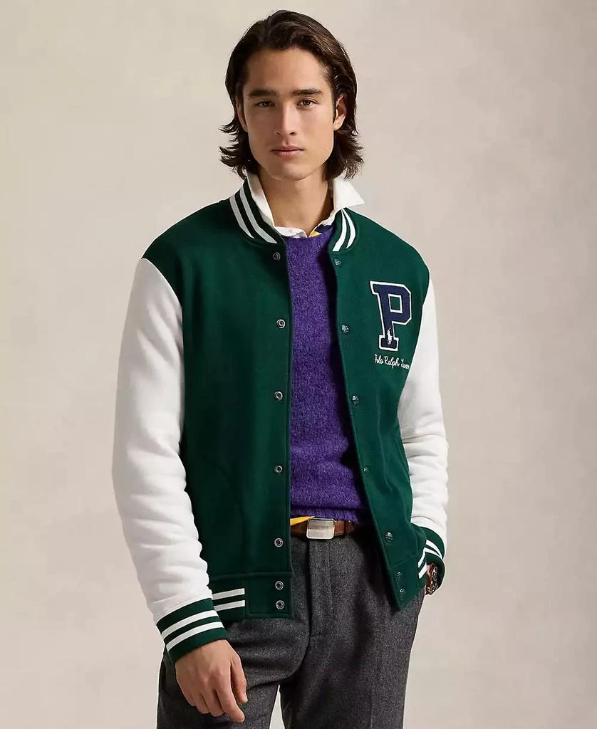 Ralph Lauren Men's Fleece Letterman Jacket 1