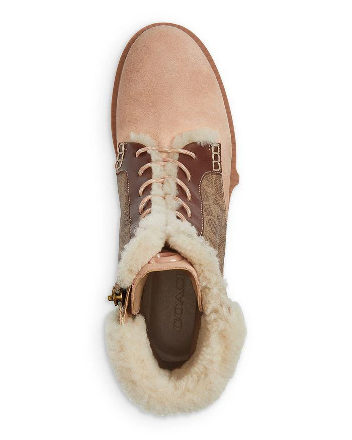 Coach Women's Leighton Signature Shearling Boots 3