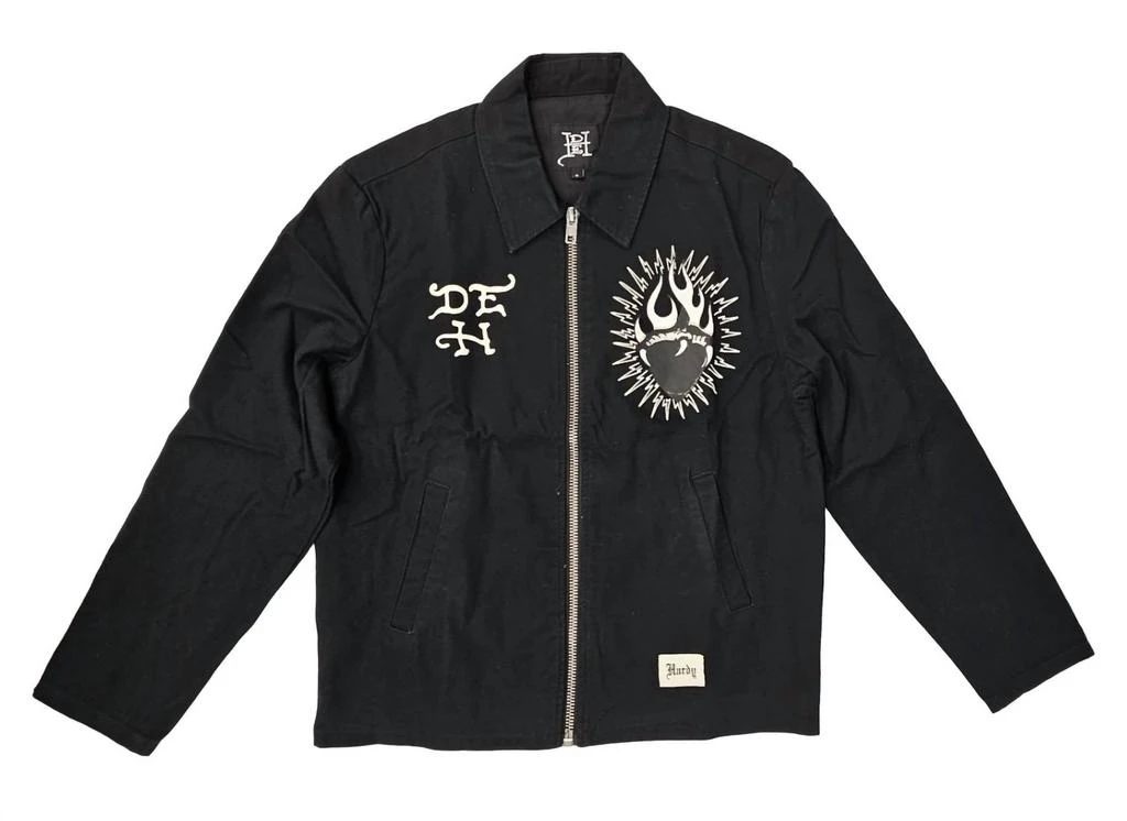Ed Hardy Men's Dg Skull Workwear Jacket In Black 1