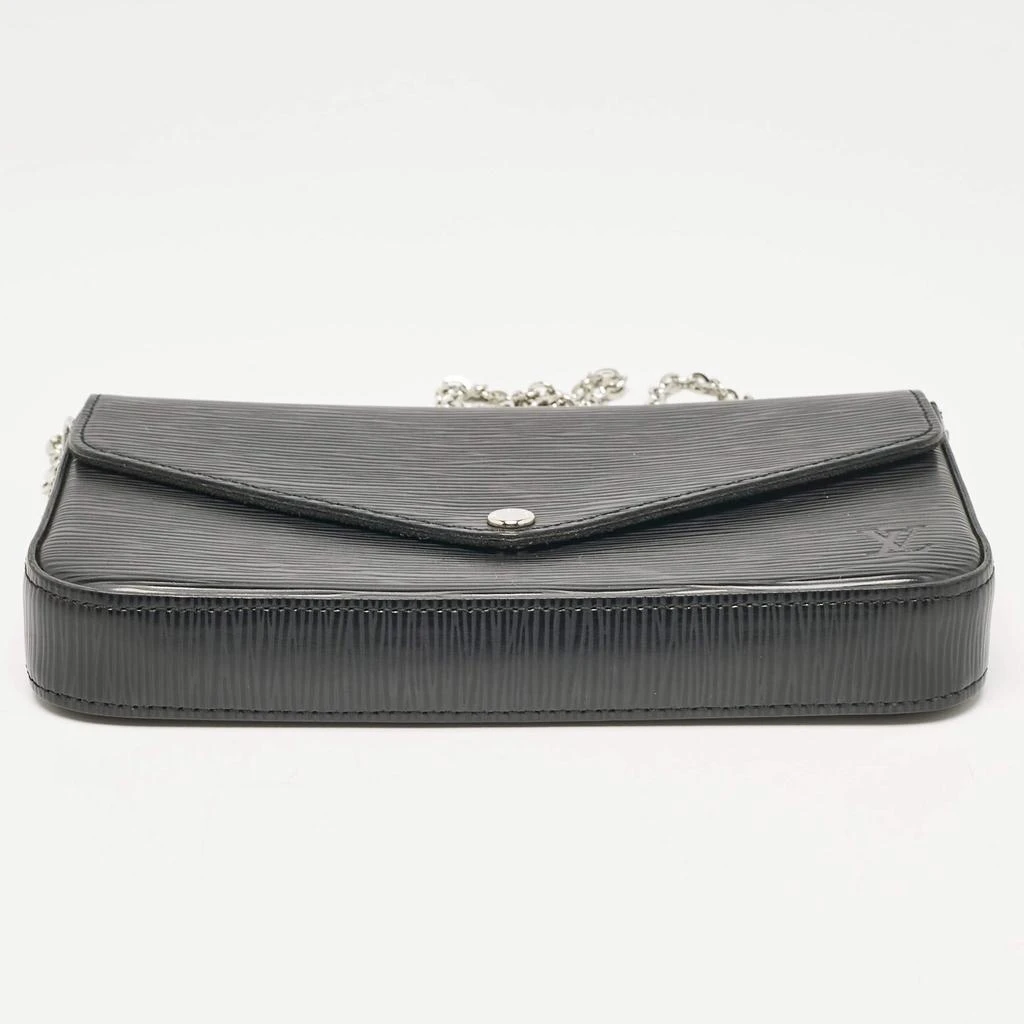 Louis Vuitton Louis Vuitton Black Epi Leather Pochette Felicie Bag 7