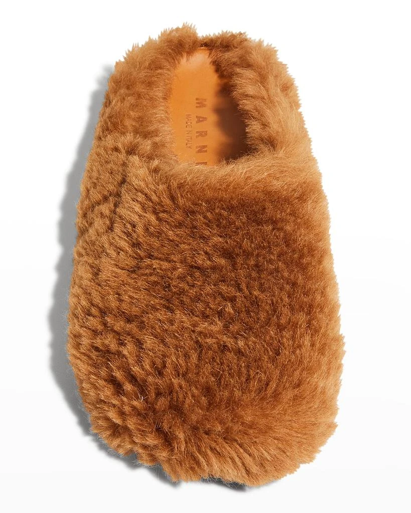 Marni Men's Fussbett Sabot Shearling Mules 7