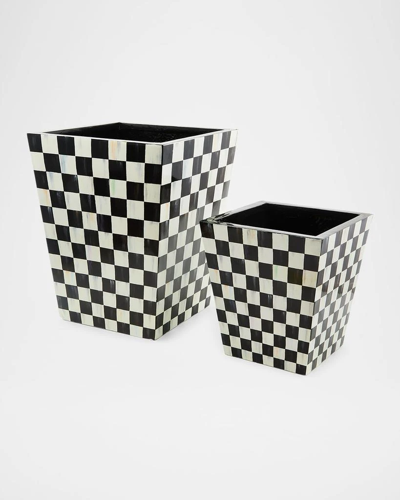 MacKenzie-Childs Courtly Check Planter, 20" 2