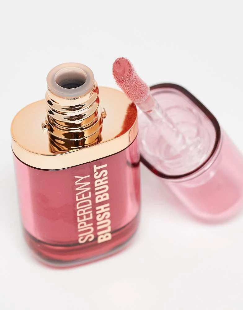 Revolution Revolution Superdewy Liquid Blush Burst Rose all Day 4