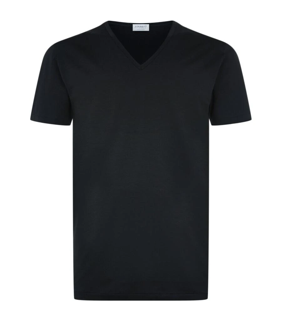 Zimmerli 172 Pure Comfort V-Neck T-Shirt 1