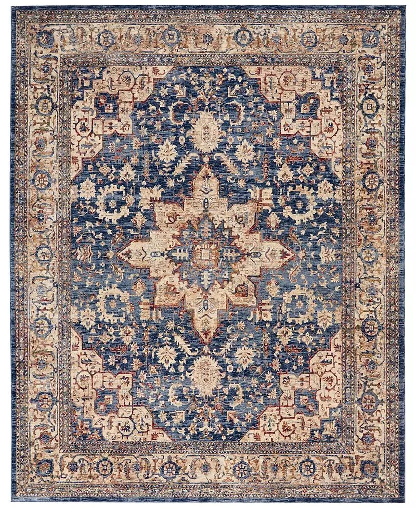 KM Home Mink Home Taza Heriz 2' 3" x 7' 6" Runner Rug 7