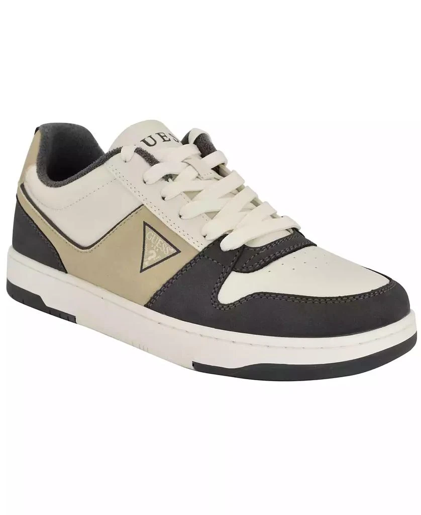 GUESS Men's Tryon Branded Lace Up Fashion Sneakers 1