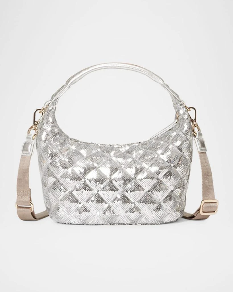 MZ Wallace Mini Sequined Top-Handle Bag 3