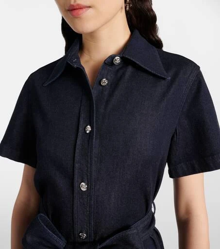 Dolce & Gabbana Belted denim shirt dress 4