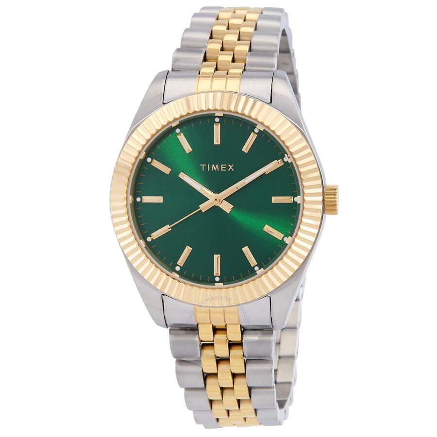 Timex Legacy Quartz Green Dial Ladies Watch TW2W87400