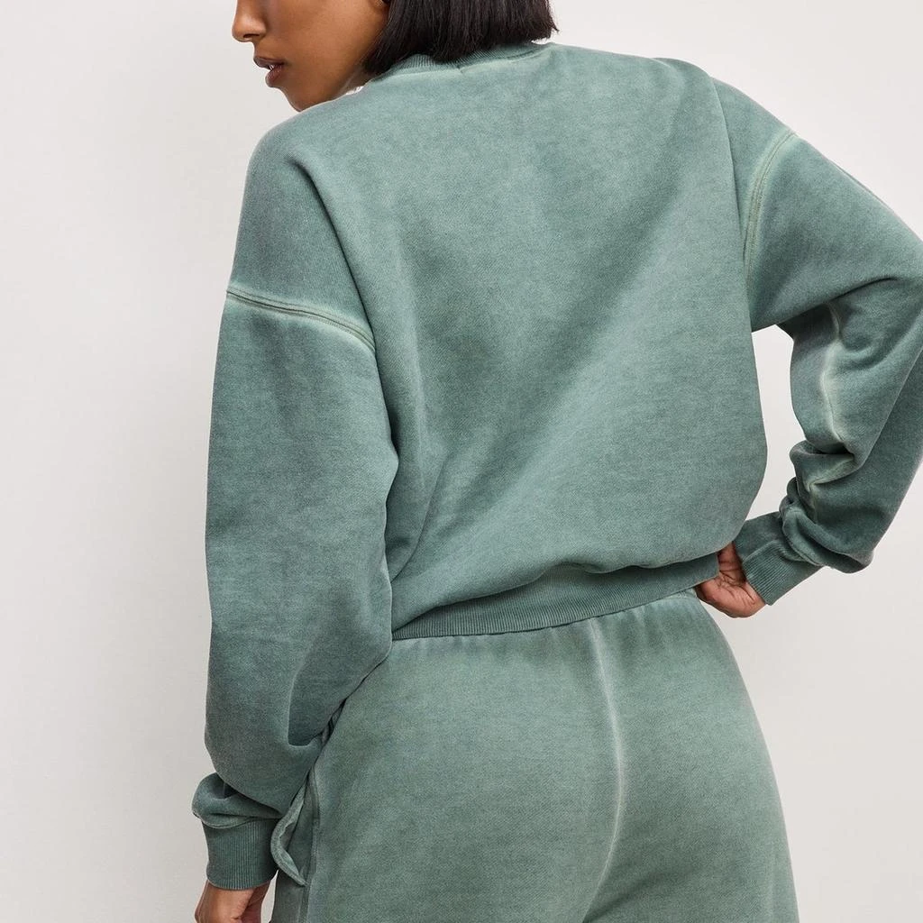 Good American Good American Los Angeles Cotton-Blend Fleece Sweatshirt 2