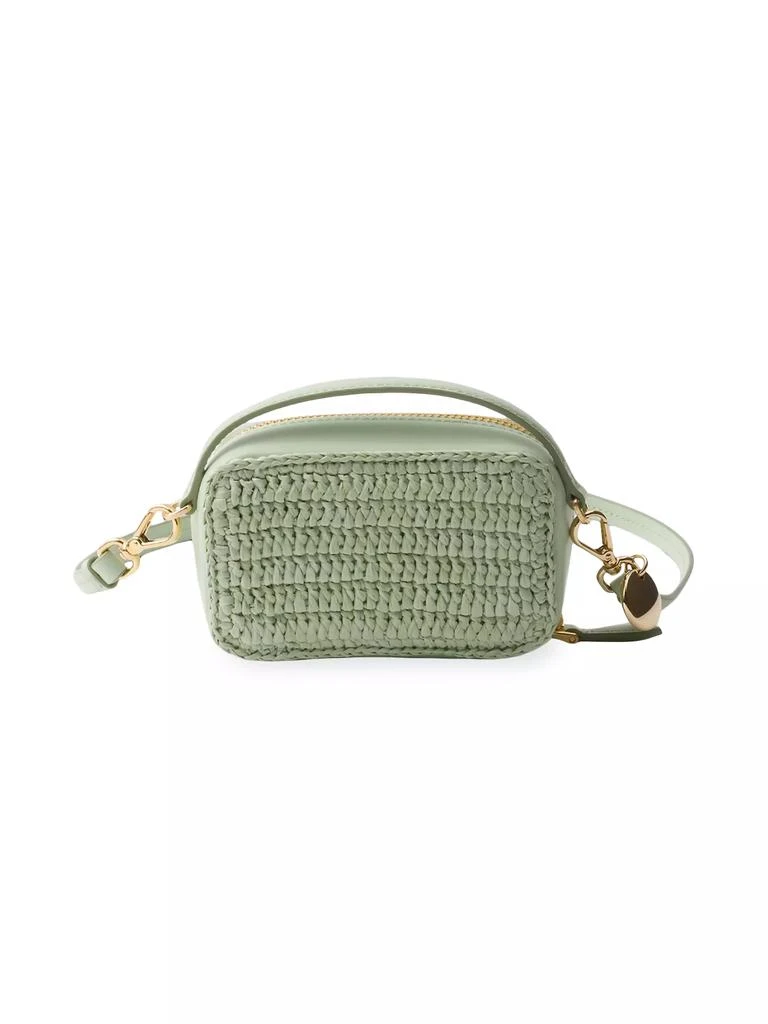 Prada Crochet and Leather Mini Pouch 3