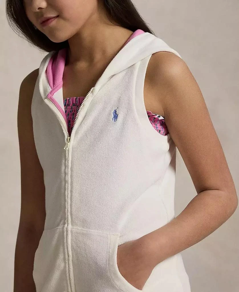Ralph Lauren Big Girls Hooded Terry Cover-Up 2