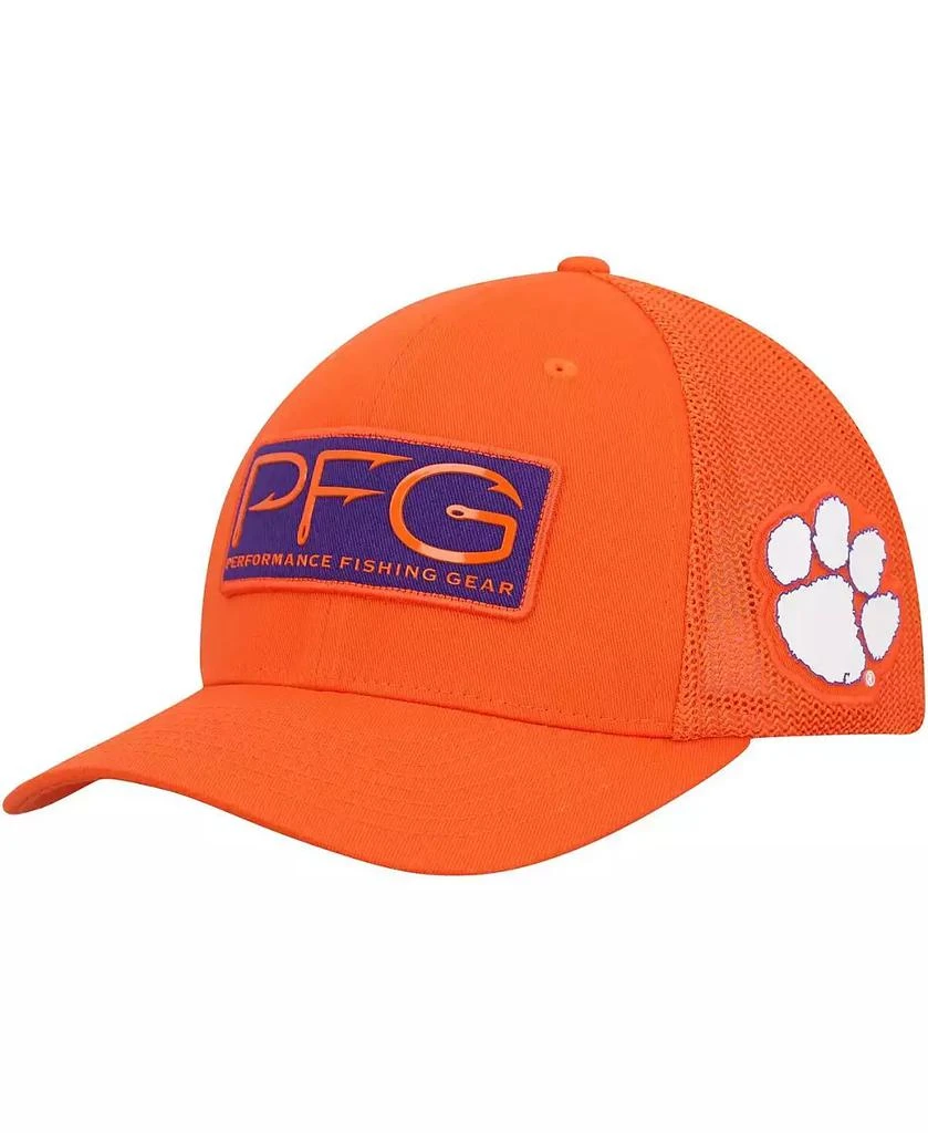 Columbia Men's Orange Clemson Tigers PFG Hooks Flex Hat 1