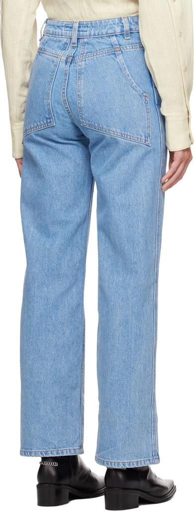 Eckhaus Latta Blue Wide Leg Jeans 3