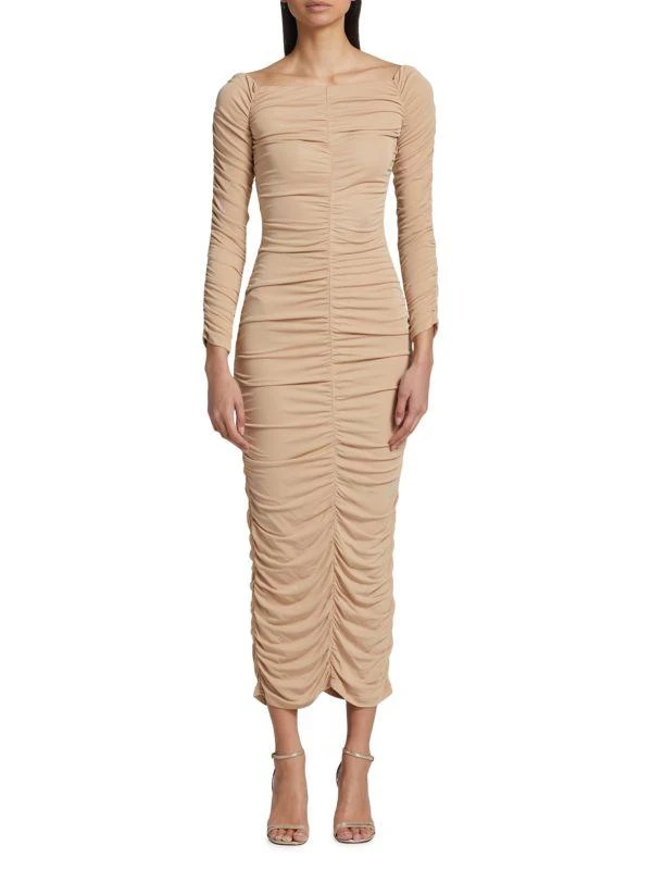 Zeynep Arçay Ruched Body-Con Midi-Dress 1
