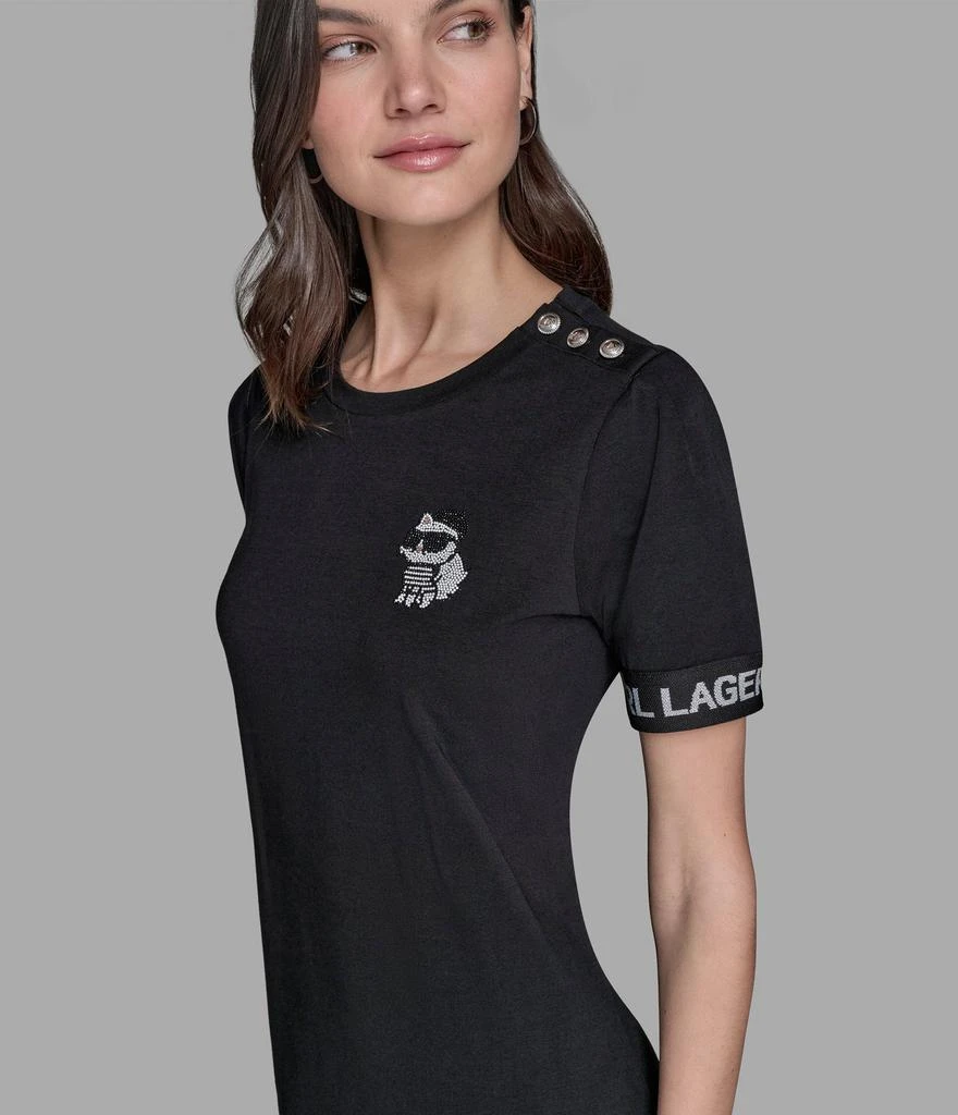 Karl Lagerfeld Paris MINI CHOUPETTE T-SHIRT DRESS 5