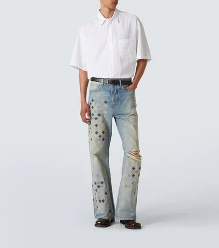 AMIRI Ma Quad embroidered flared jeans 2