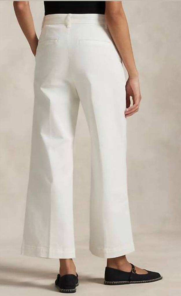 Ralph Lauren Polo Ralph Lauren - Chino Wide Leg Crop Pant