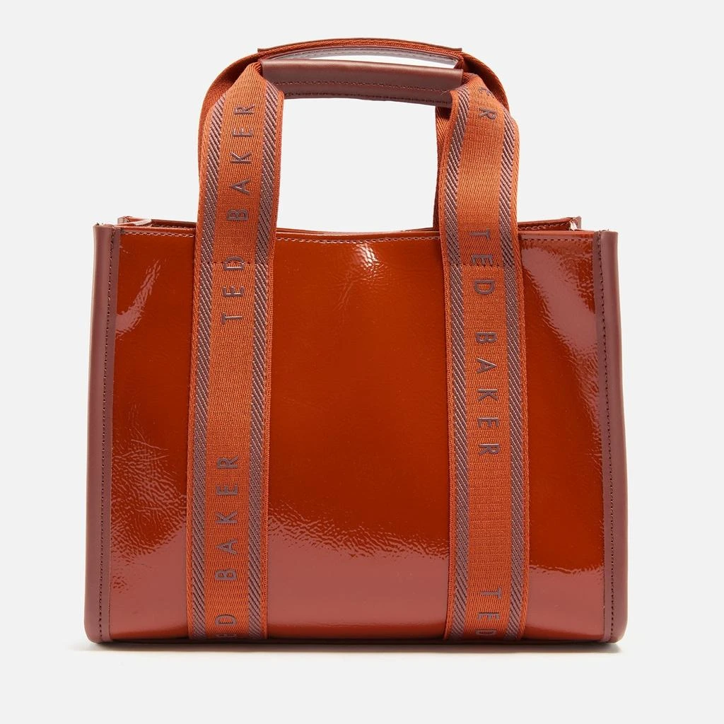Ted Baker London Ted Baker Celiane Faux Patent Leather Tote Bag 2