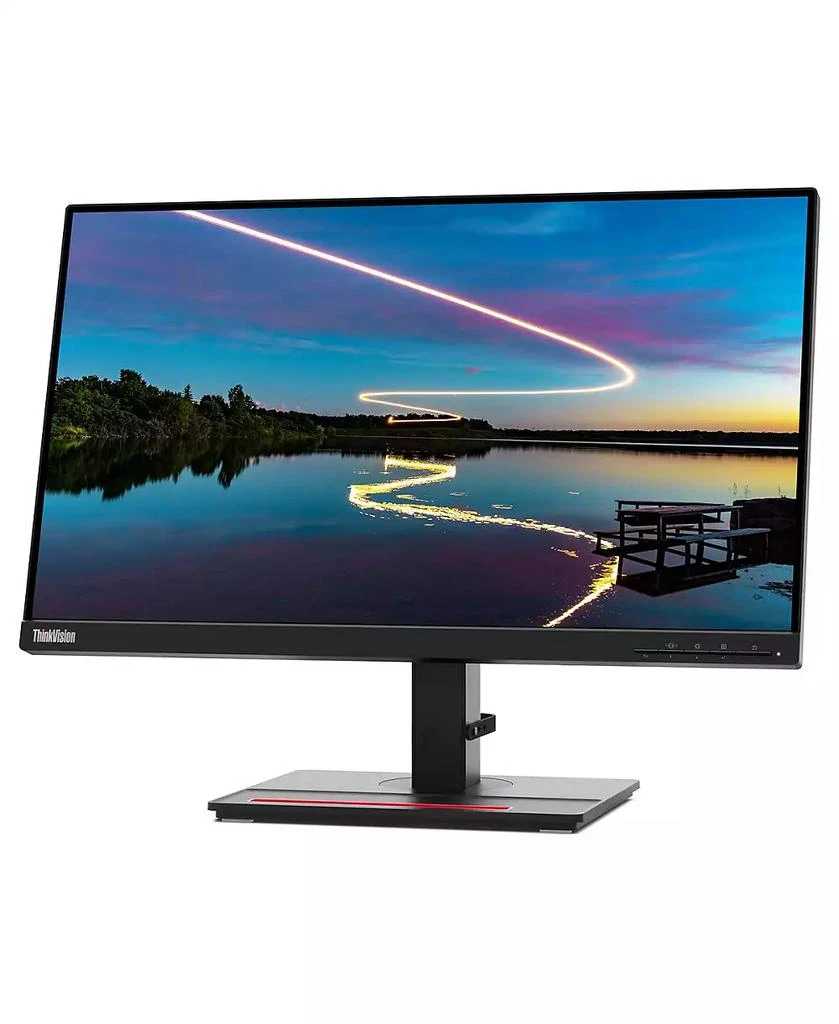Lenovo ThinkVision T24m-20 23.8" 16:9 Full HD IPS WLED LCD Monitor, Raven Black 5