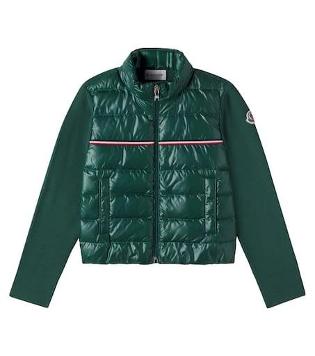 Moncler Down-paneled cotton jacket