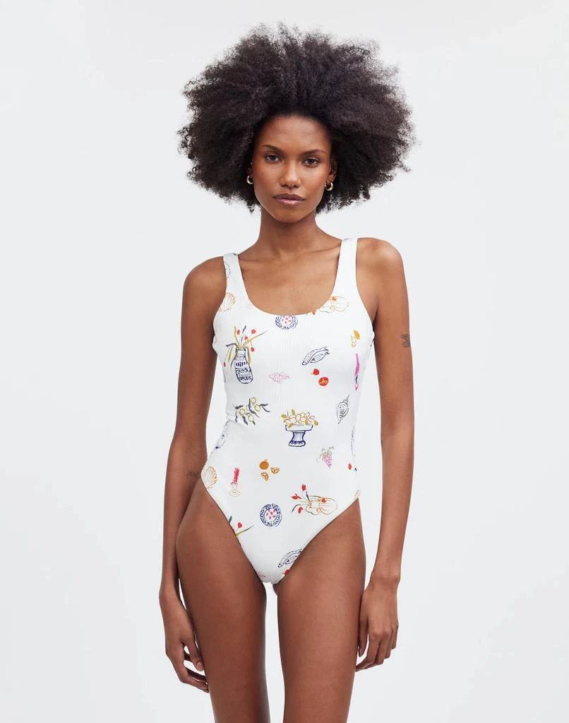 Madewell Madewell x Lisa Says Gah! Scoop-Neck One-Piece Swimsuit 2