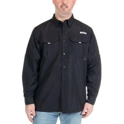 Habit Mens Fourche Mountain Long Sleeve River Guide Fishing Shirt 1