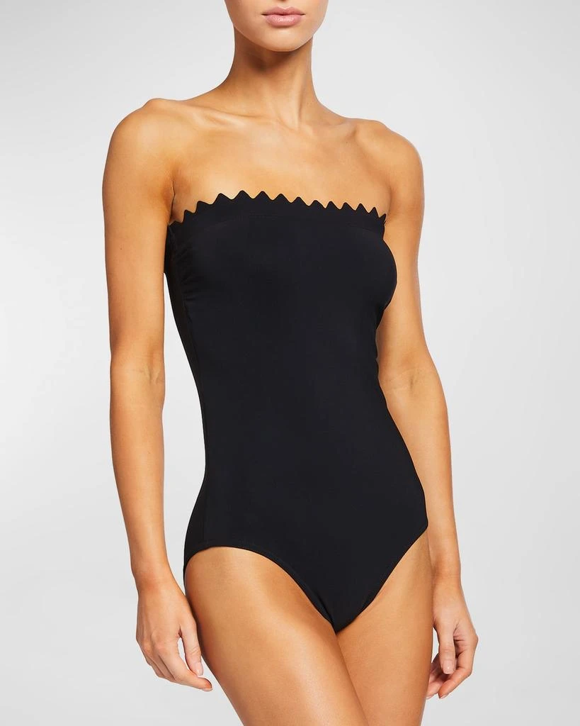 Karla Colletto Ines Bandeau One-Piece Swimsuit with Shelf Bra 3