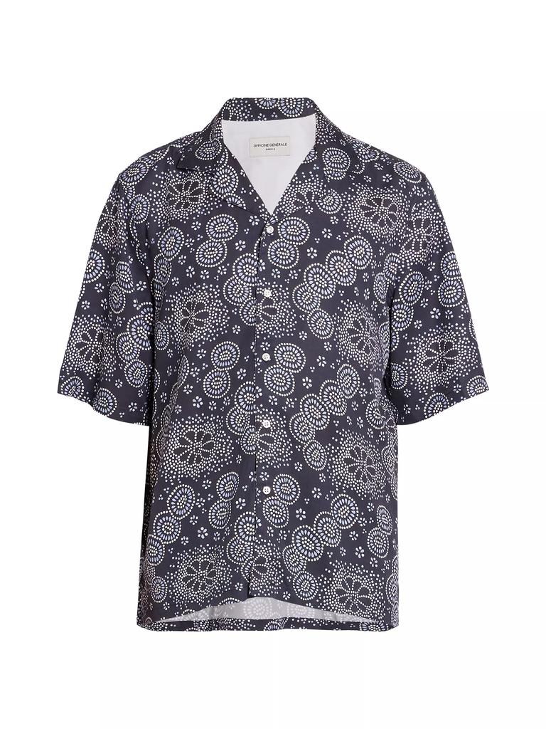 Officine Générale Eren Dots Camp Shirt