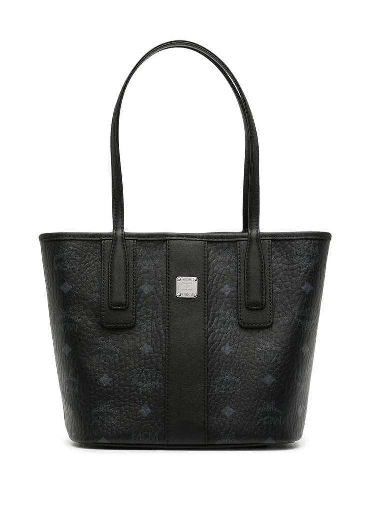 トートバッグ MCM Embroidered Raffia Himmel Ascending Moon Shoulder Bag MCM Embroidered Raffia Himmel Ascending Moon Shoulder Bag