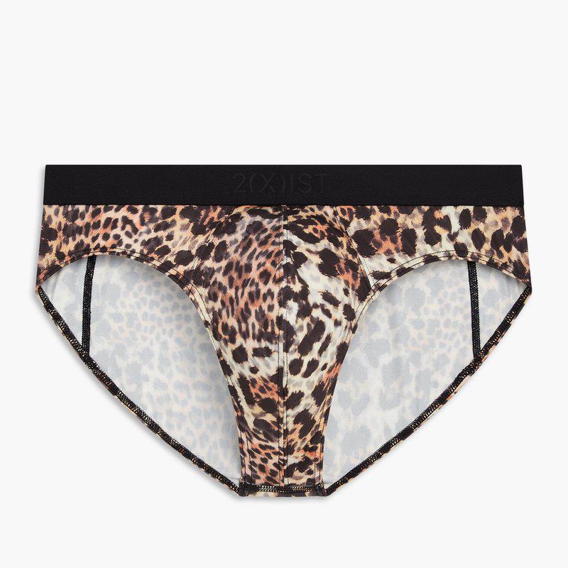 2(X)IST Sliq Brief Mixed Leopard