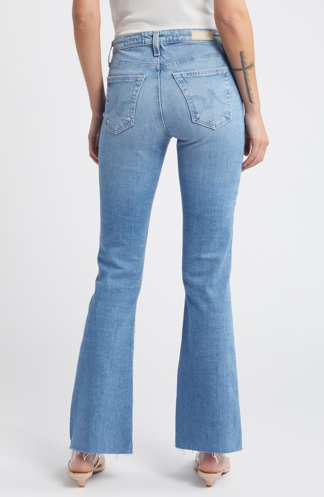AG Angel Raw Hem Low Rise Bootcut Jeans