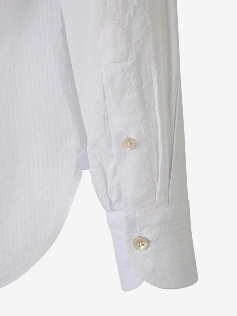 Luigi Borrelli Luigi Borrelli Textured Cotton Dress Shirt 4