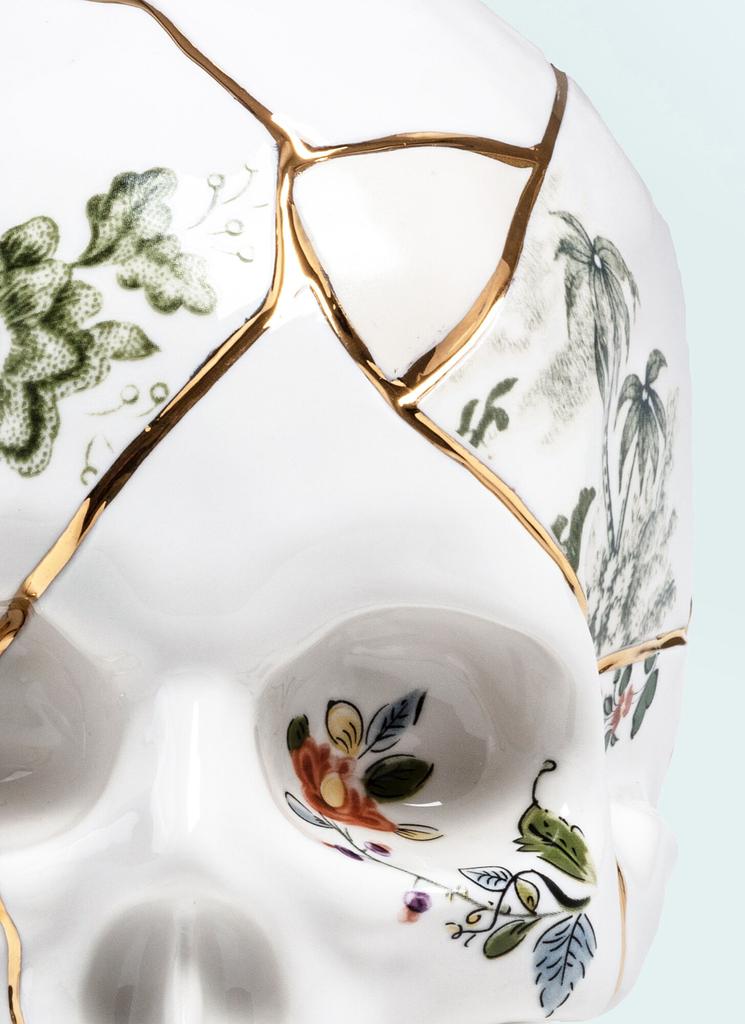 SELETTI Kintsugi Skull