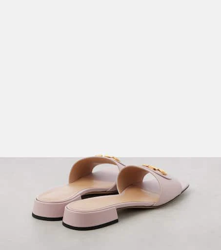 Valentino VLogo leather slides 2