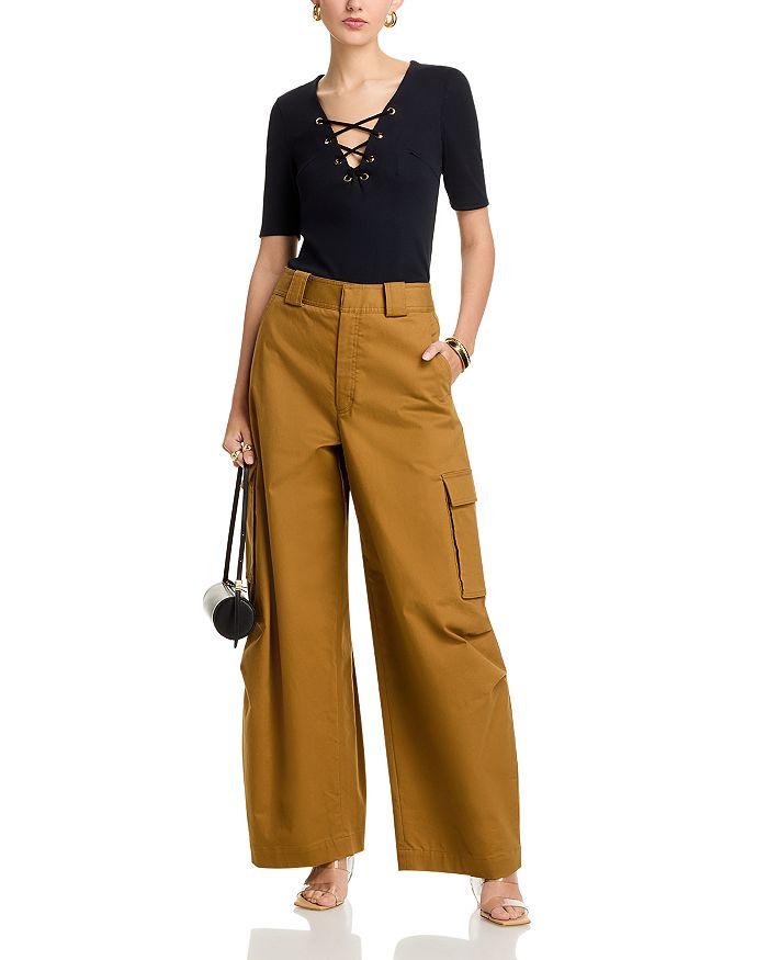 Generation Love Ren Lace Up Top
