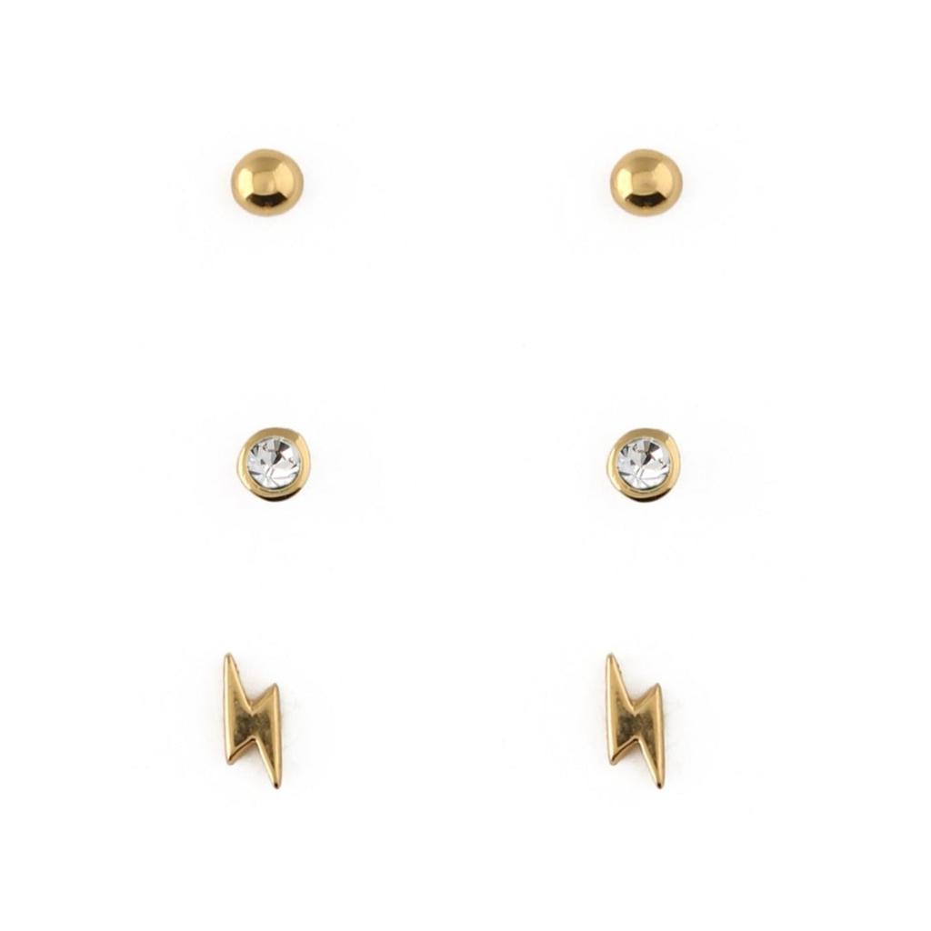 Orelia London Crystal Stud & Lightning Ear Party Made With Swarovski Crystals